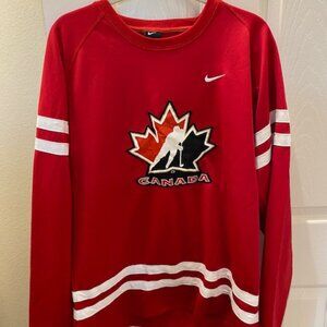 Nike Canada National Hockey Team red jersey Mens Size L